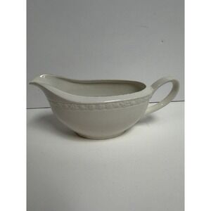 Vintage Wedgwood Rose Gravy Boat Cream Etruria England